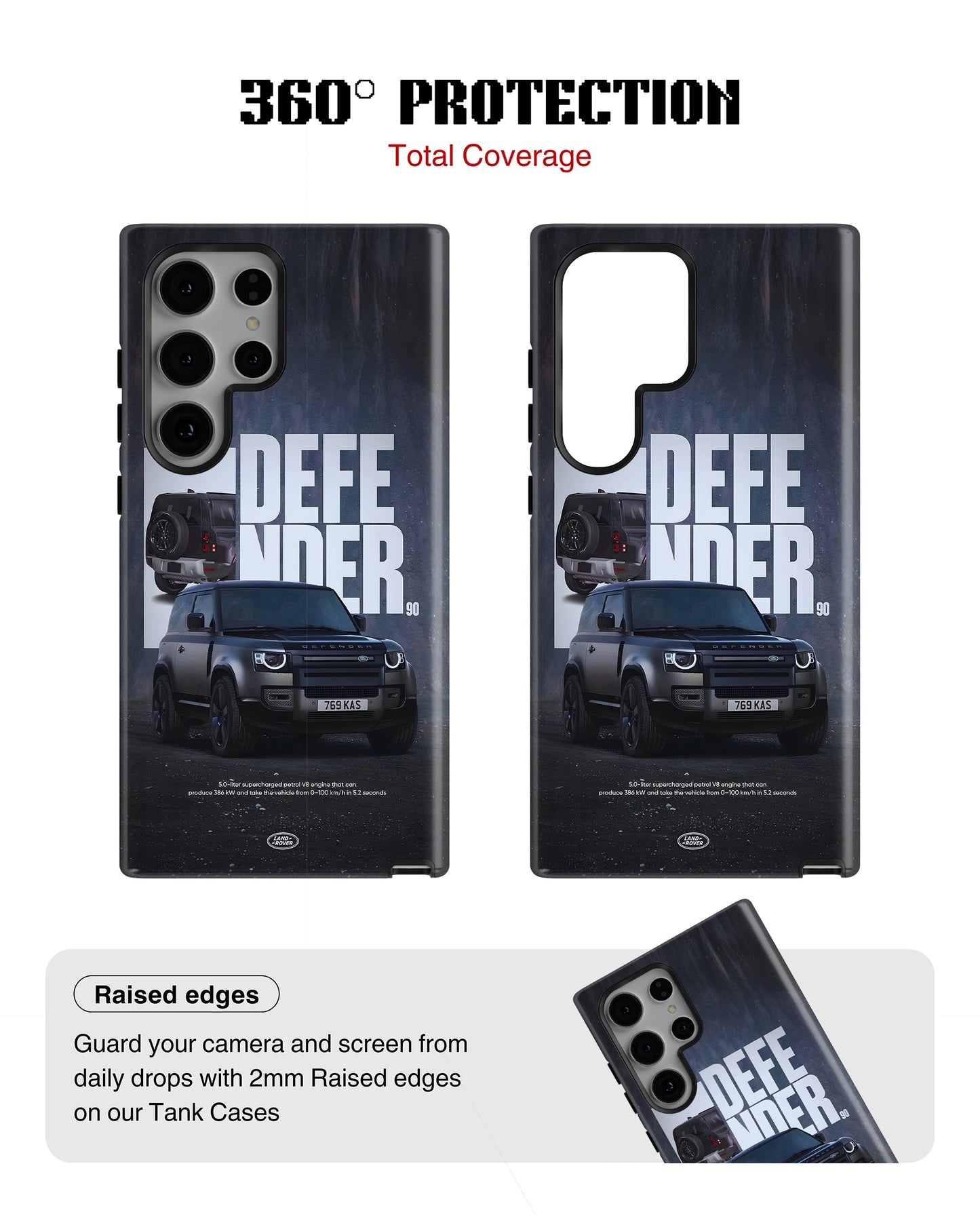 Samsung Galaxy S23 Ultra Tank Case | Sports Car (Iron Defender)