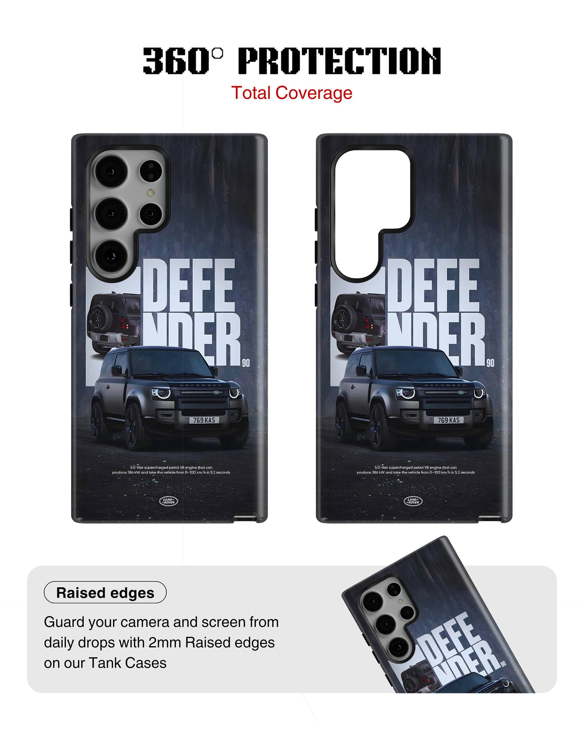 Samsung Galaxy S24 Ultra Tank Case | Sports Car (Iron Defender)