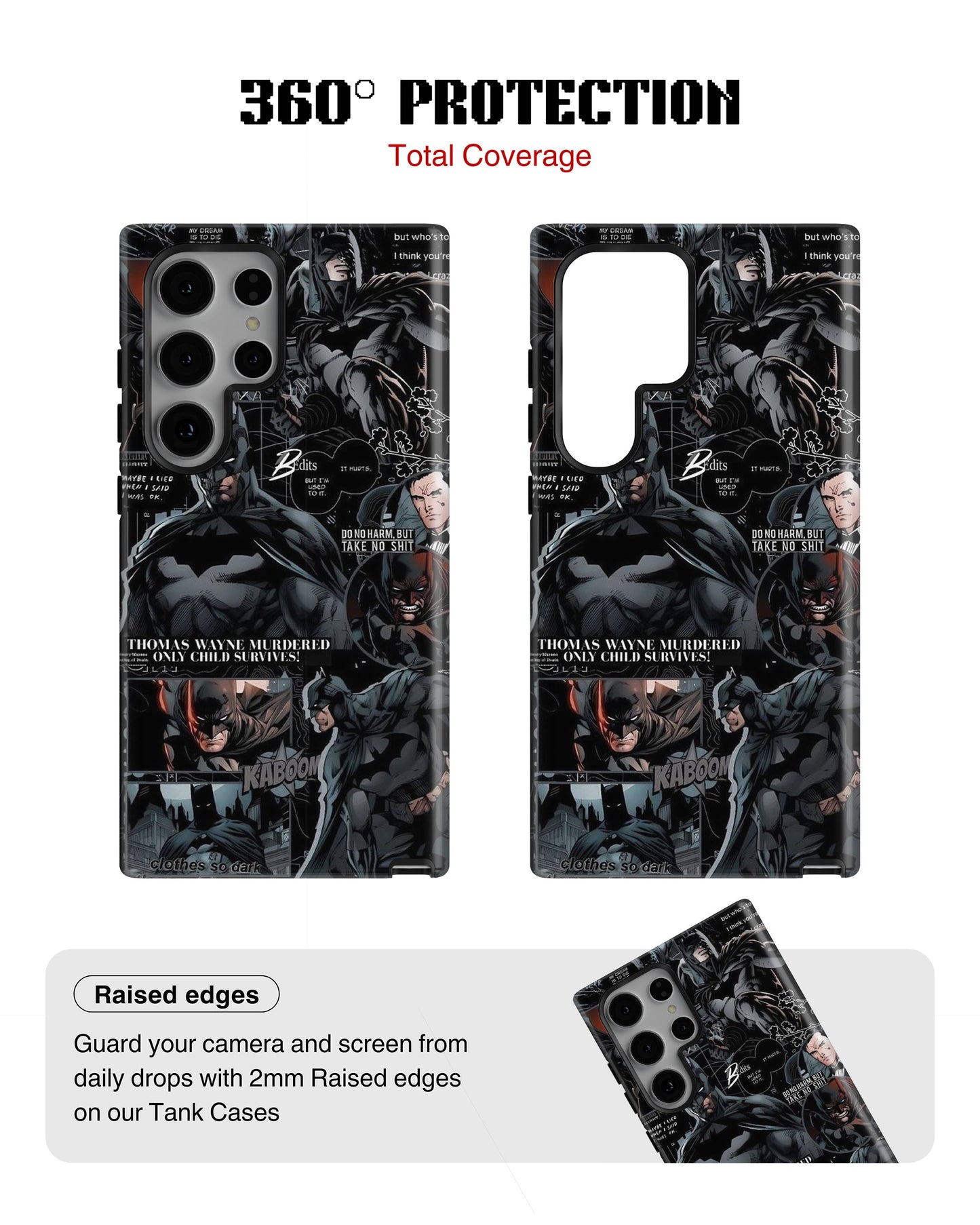 Samsung Galaxy S24 Ultra Tank Case | Superhero (Knightfall)