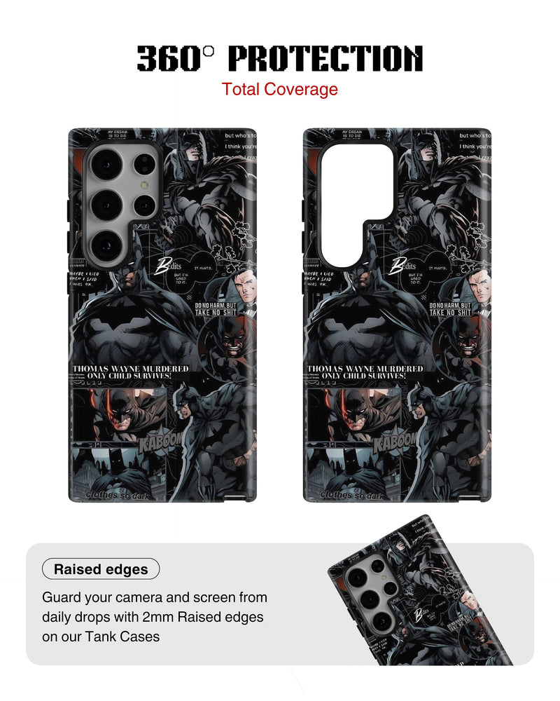 Samsung Galaxy S23 Ultra Tank Case | Superhero (Knightfall)