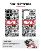 Samsung Galaxy S24 Ultra Tank Case | Superhero (Marvel Grid)