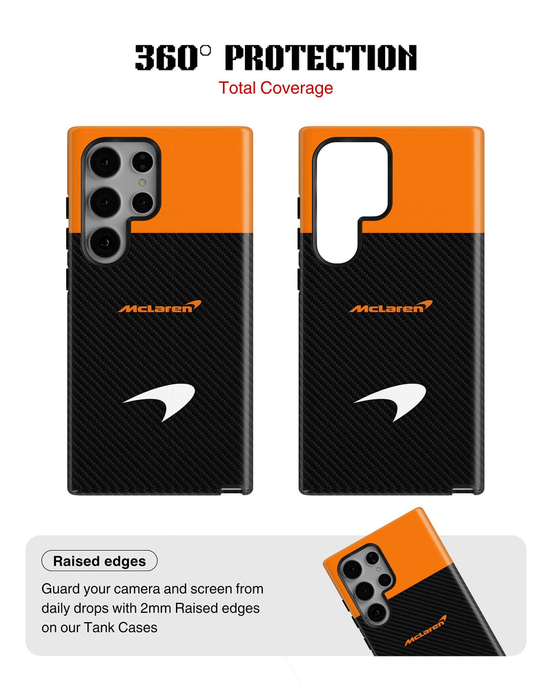 Samsung Galaxy S24 Ultra Tank Case | Formula 1 (McLaren Carbon)