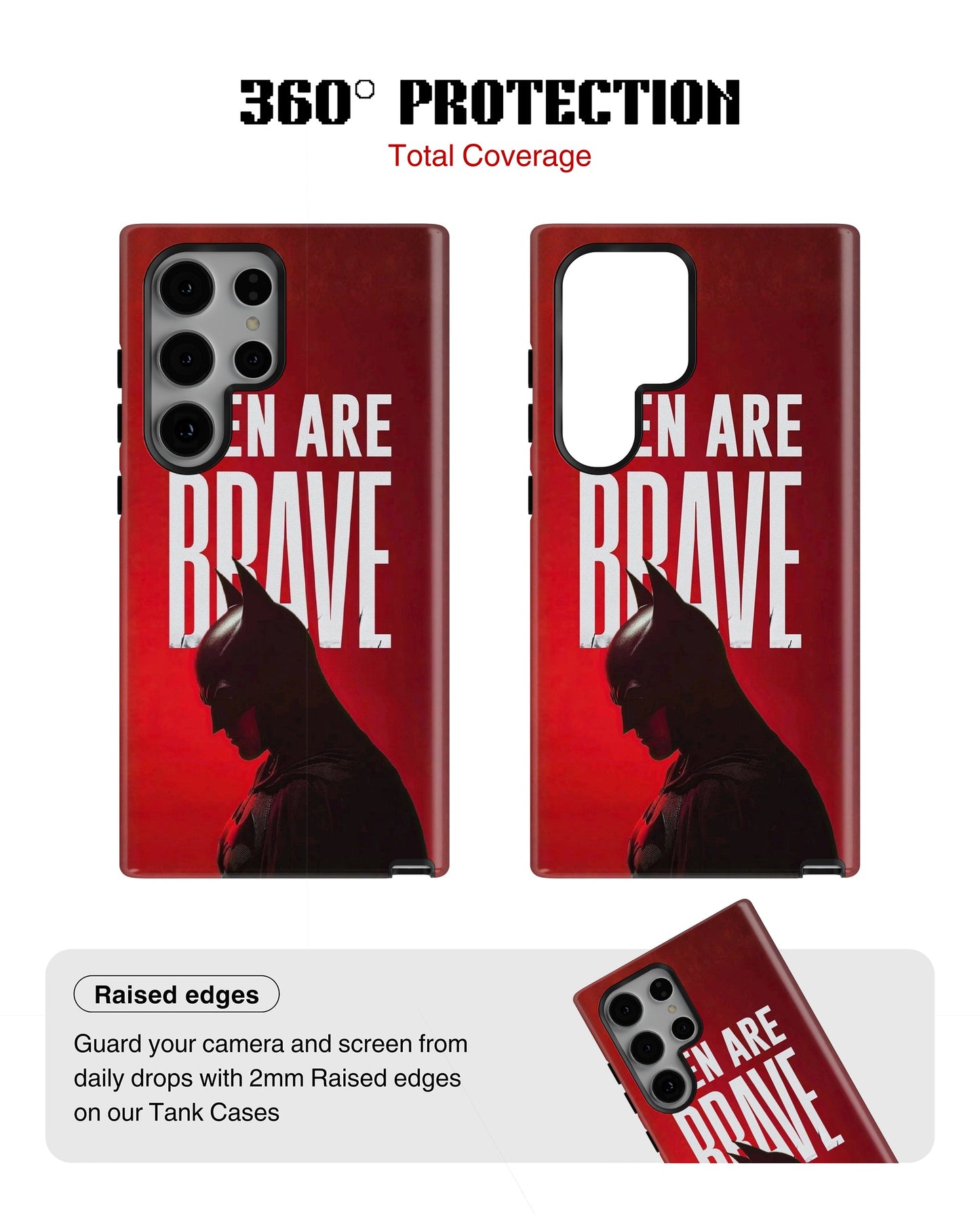 Samsung Galaxy S23 Ultra Tank Case | Superhero (Men are Brave)
