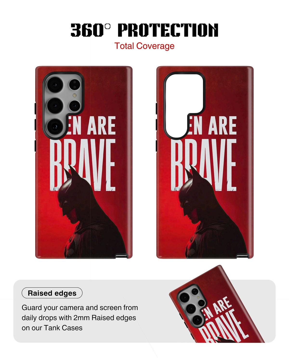Samsung Galaxy S24 Ultra Tank Case | Superhero (Men are Brave)