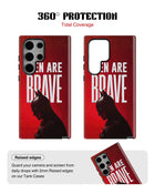 Samsung Galaxy S24 Ultra Tank Case | Superhero (Men are Brave)