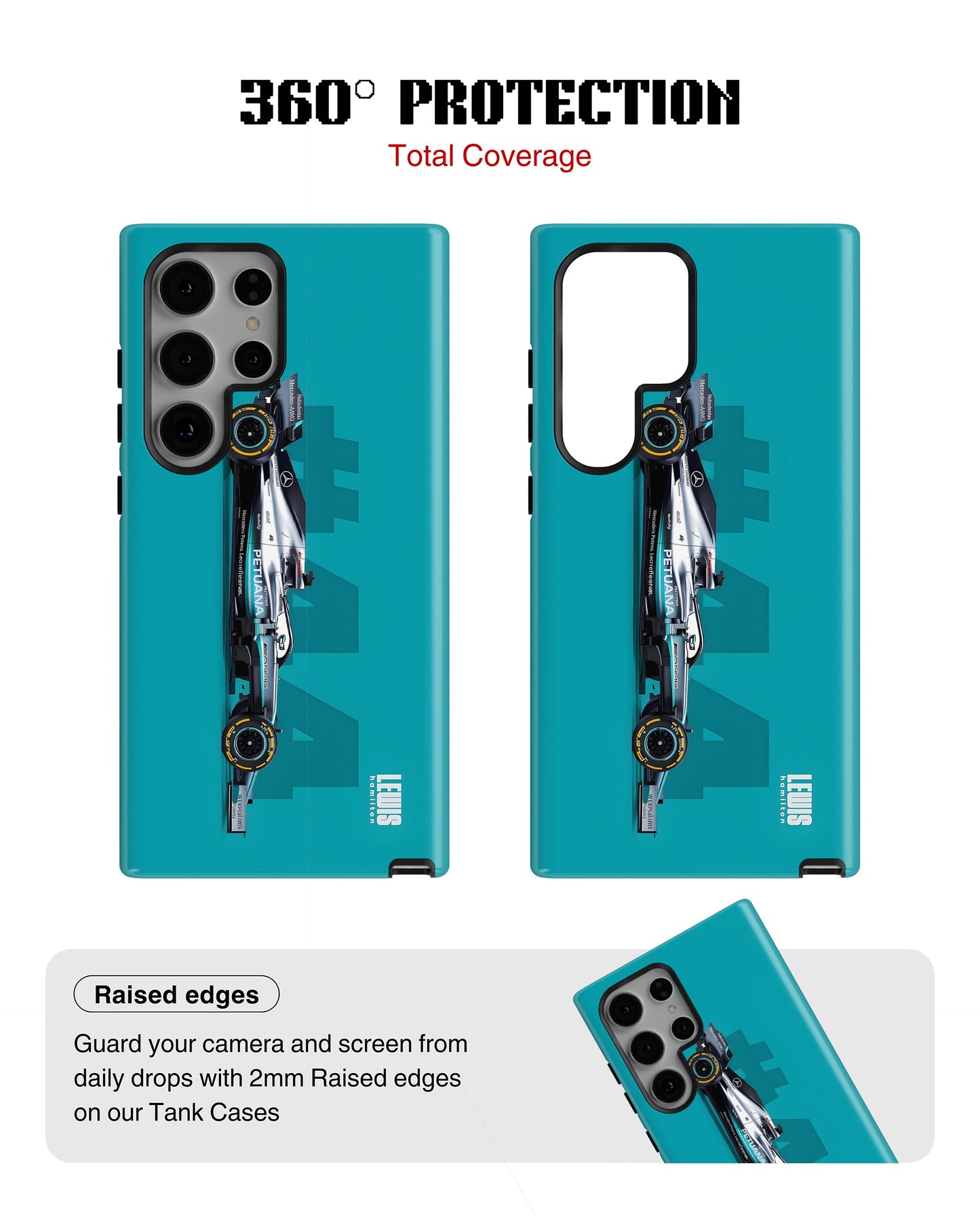 Samsung Galaxy S23 Ultra Tank Case | Formula 1 (Mercedes #44)
