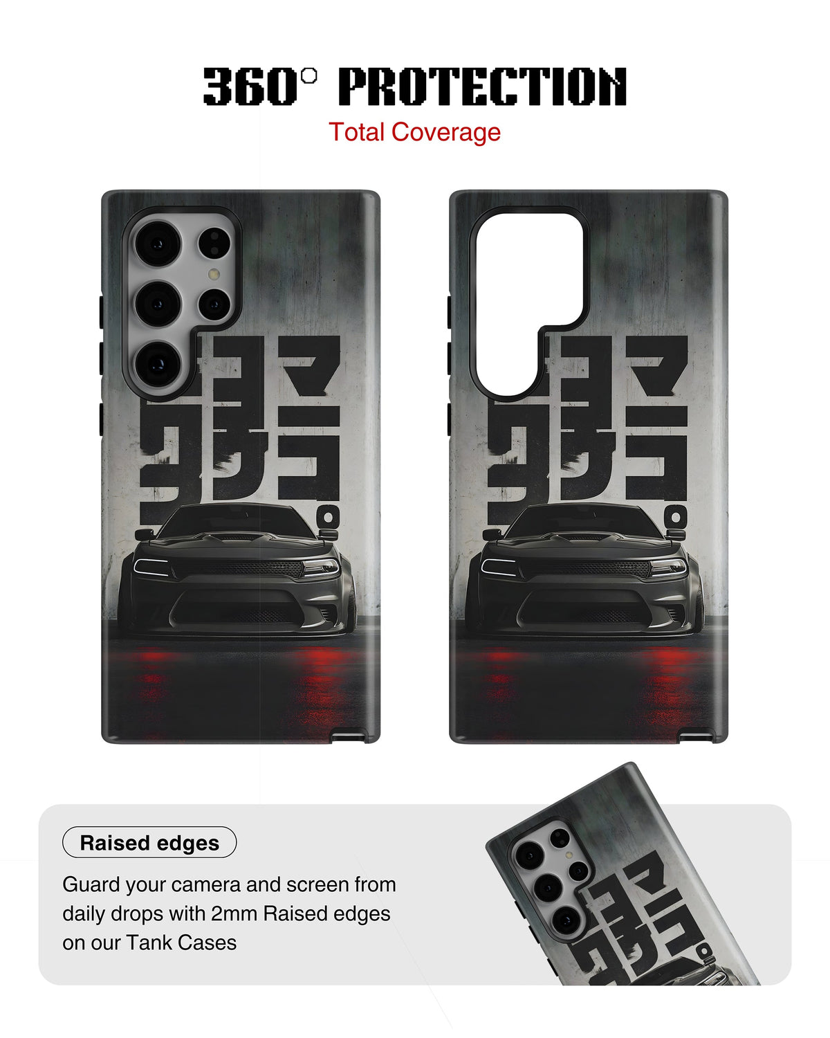 Samsung Galaxy S23 Ultra Tank Case | Sports Car (Midnight Kanji)
