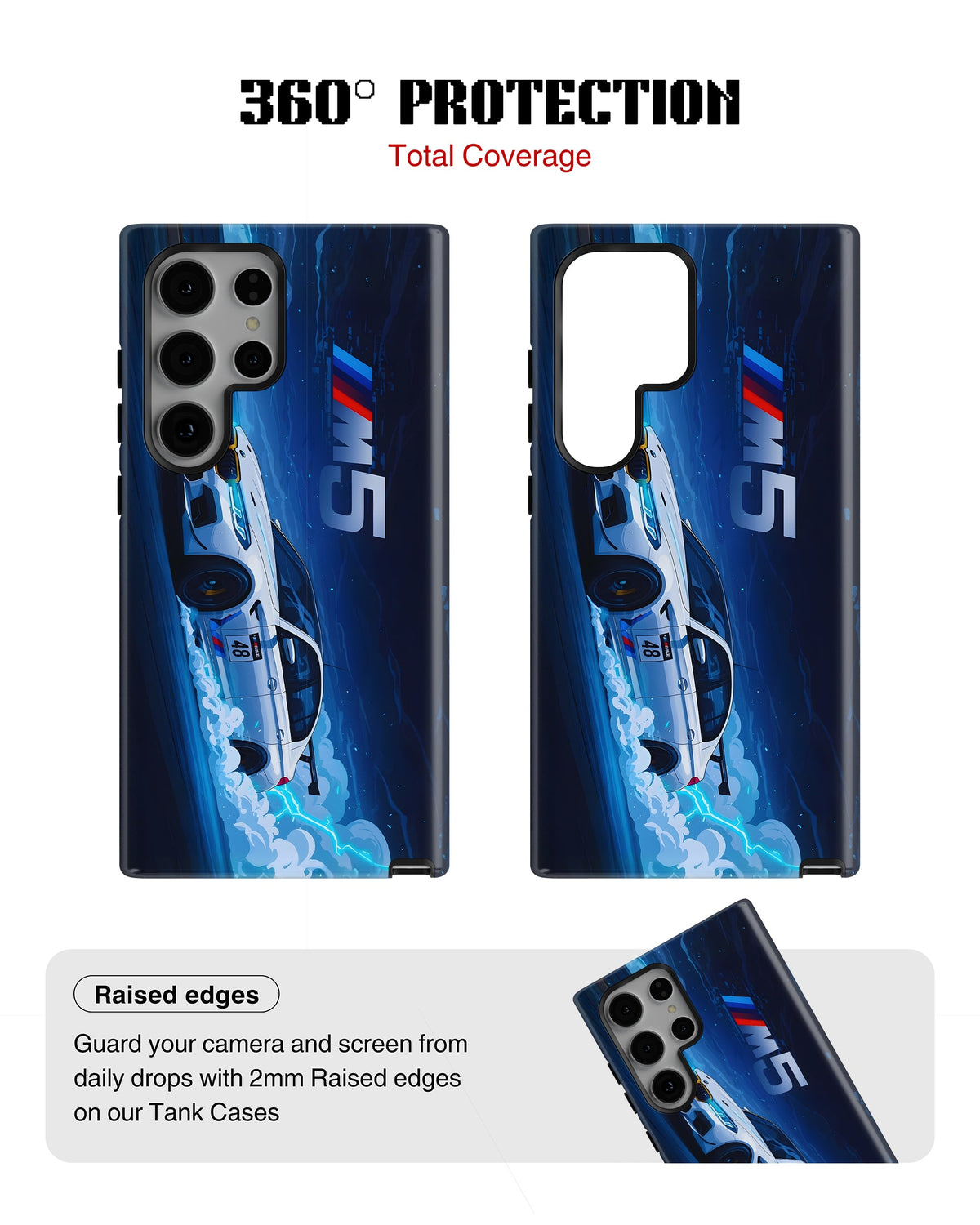 Samsung Galaxy S23 Ultra Tank Case | Sports Car (Midnight M5)