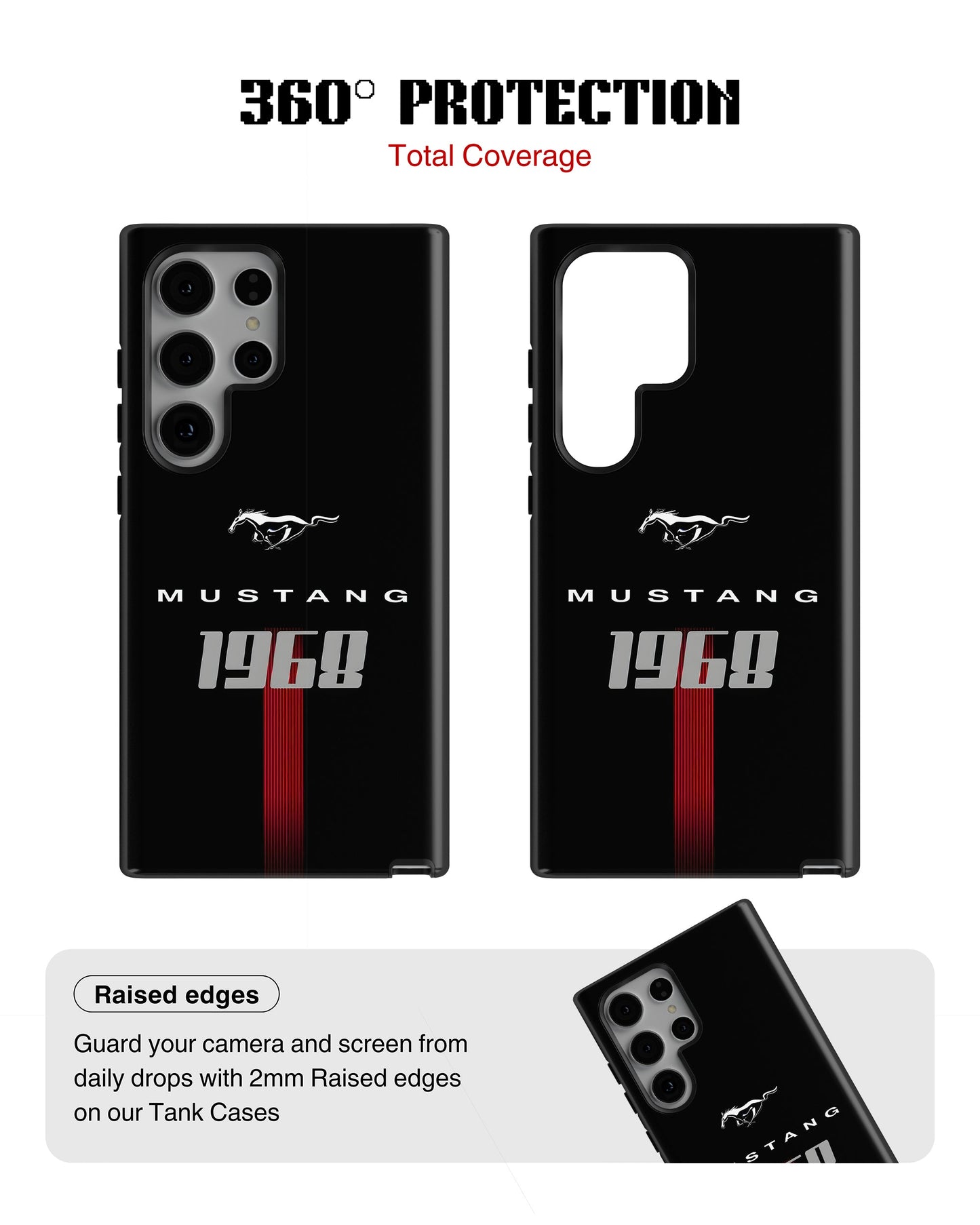 Samsung Galaxy S23 Ultra Tank Case | Sports Car (Mustang 1968)