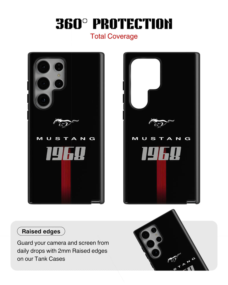 Samsung Galaxy S23 Ultra Tank Case | Sports Car (Mustang 1968)