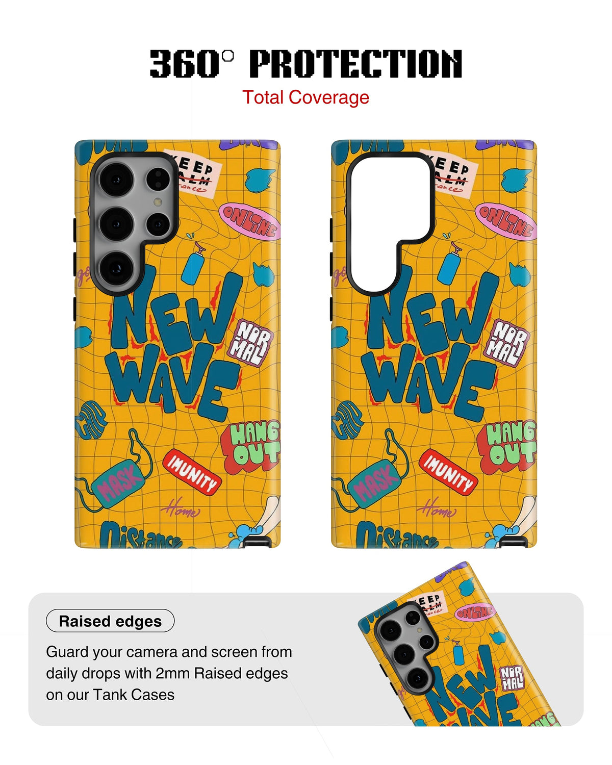 Samsung Galaxy S24 Ultra Tank Case | Modernism (New Wave)