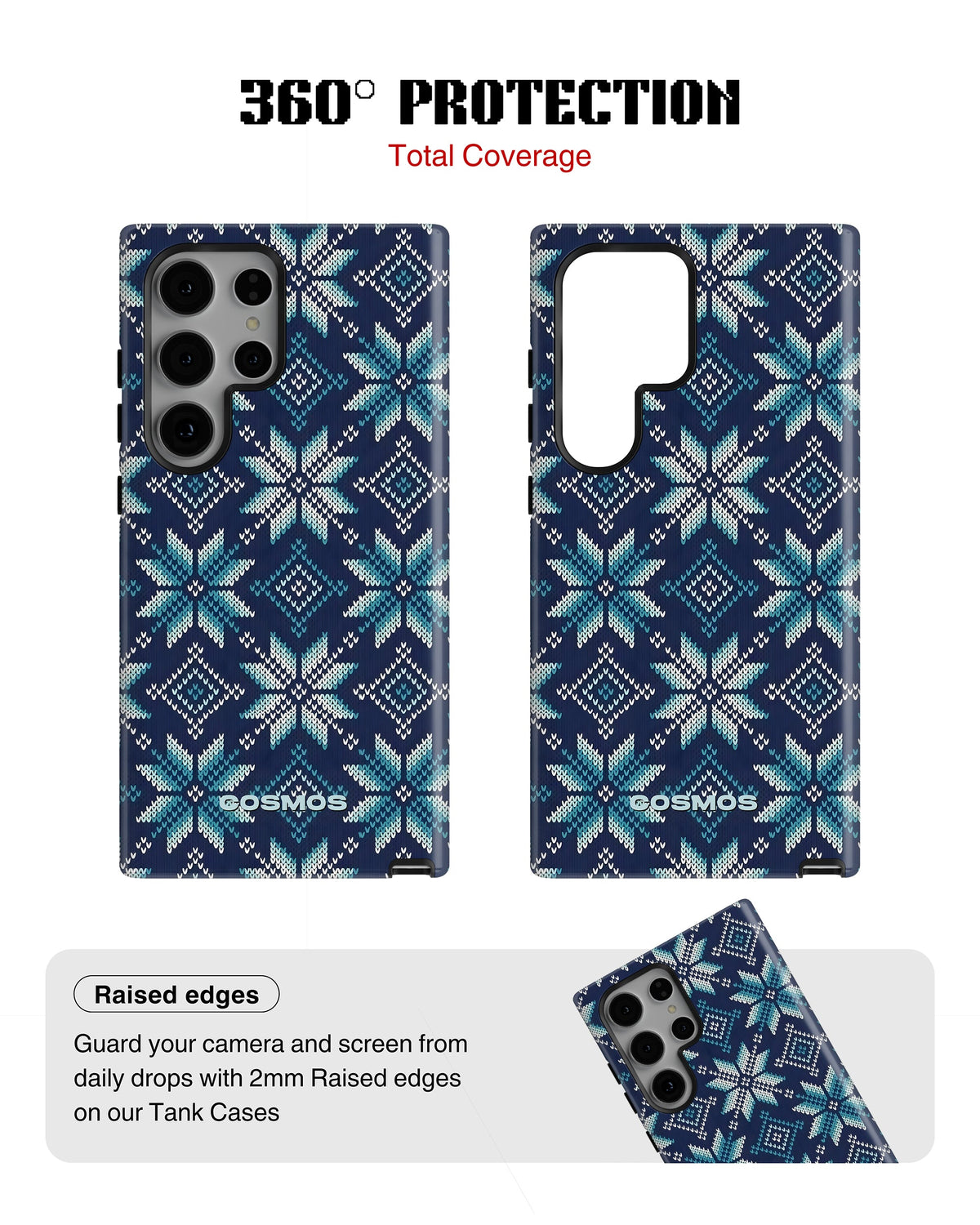 Samsung Galaxy S23 Ultra Tank Case | Textures (Nordic Frost)