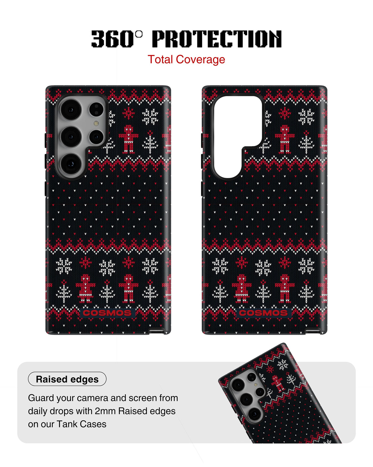 Samsung Galaxy S23 Ultra Tank Case | Textures (Nordic Night)