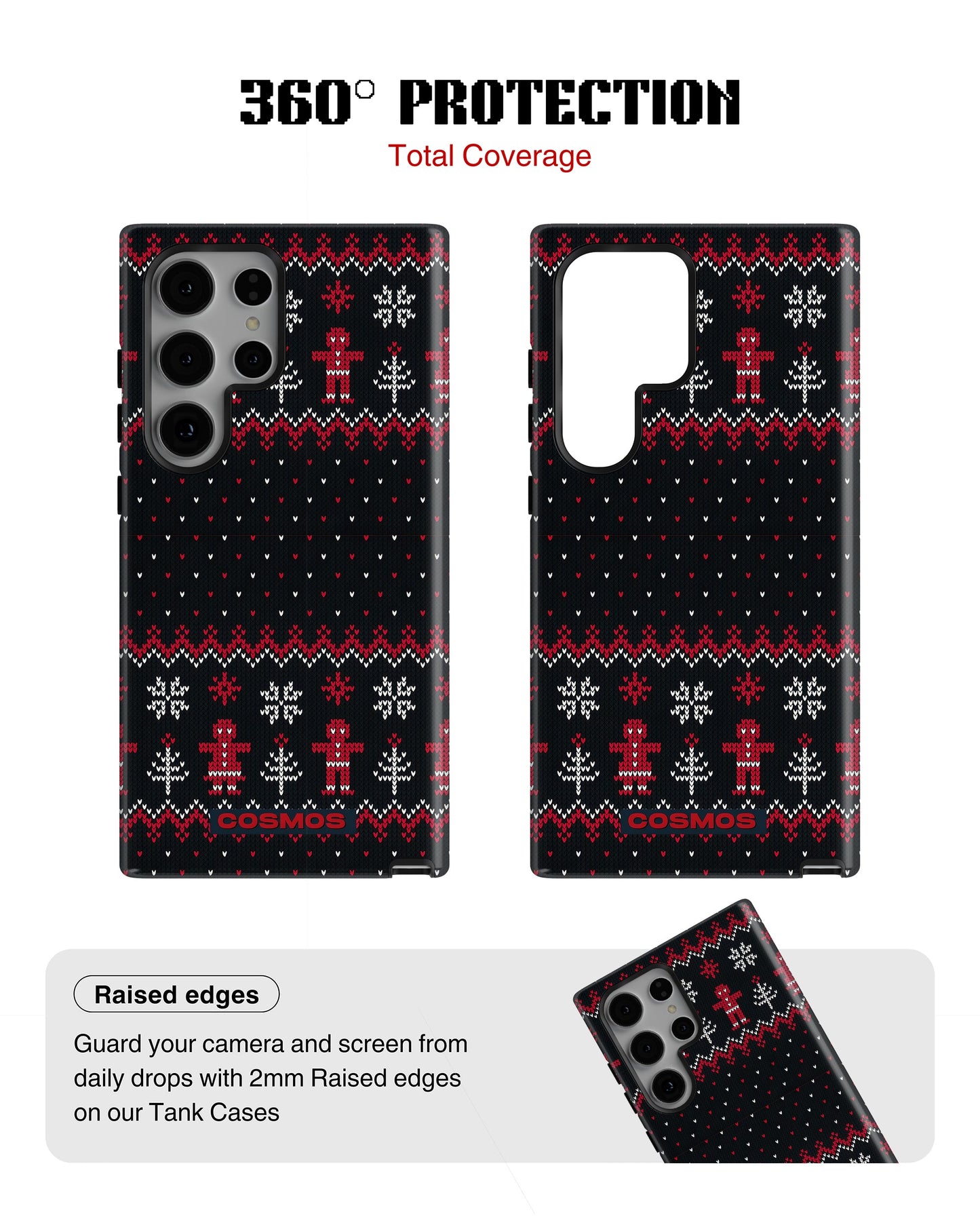 Samsung Galaxy S23 Ultra Tank Case | Textures (Nordic Night)
