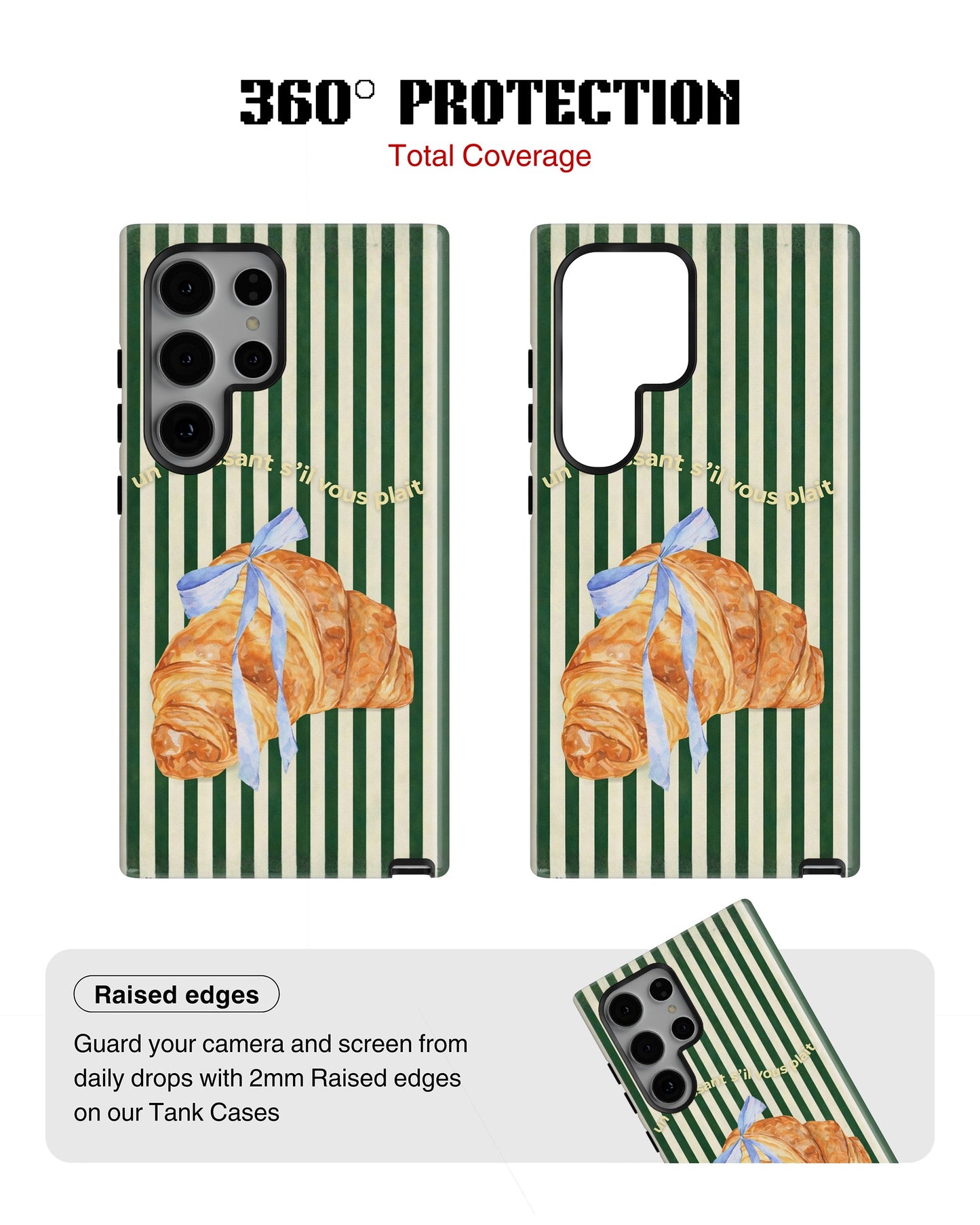 Samsung Galaxy S24 Ultra Tank Case | Girls Aesthetics (Paris Croissant)