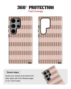 Samsung Galaxy S24 Ultra Tank Case | Girls Aesthetics (Pastel Weave)