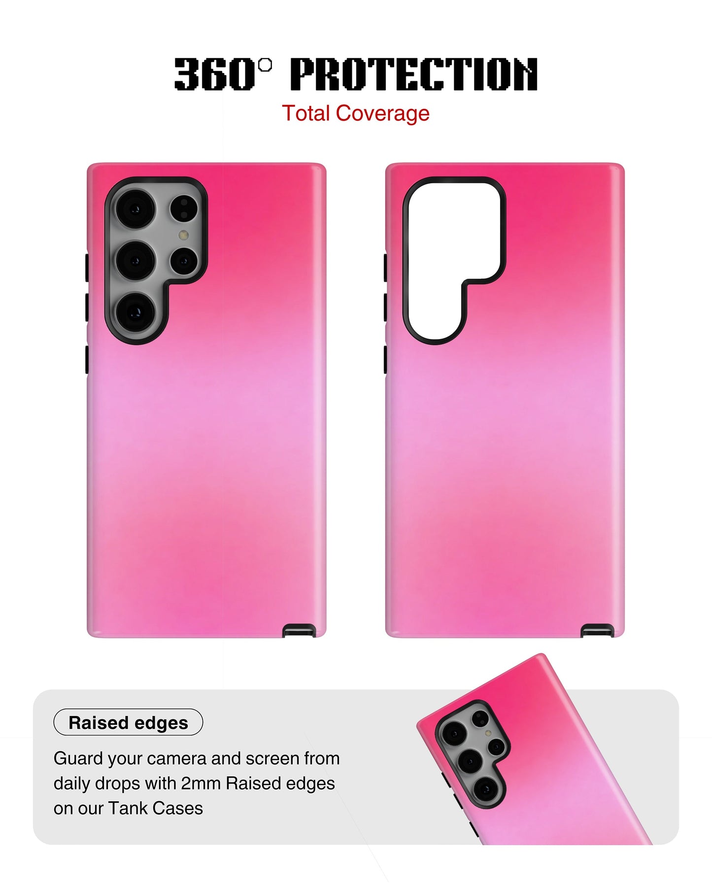 Samsung Galaxy S24 Ultra Tank Case | Girls Aesthetics (Pink Mist)