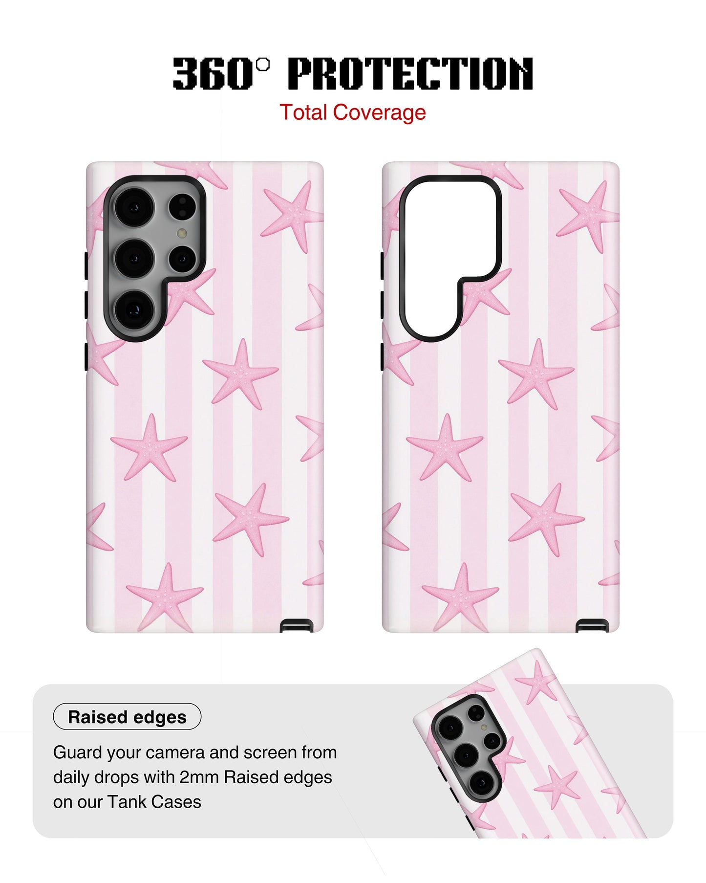 Samsung Galaxy S24 Ultra Tank Case | Girls Aesthetics (Pink Starlet)