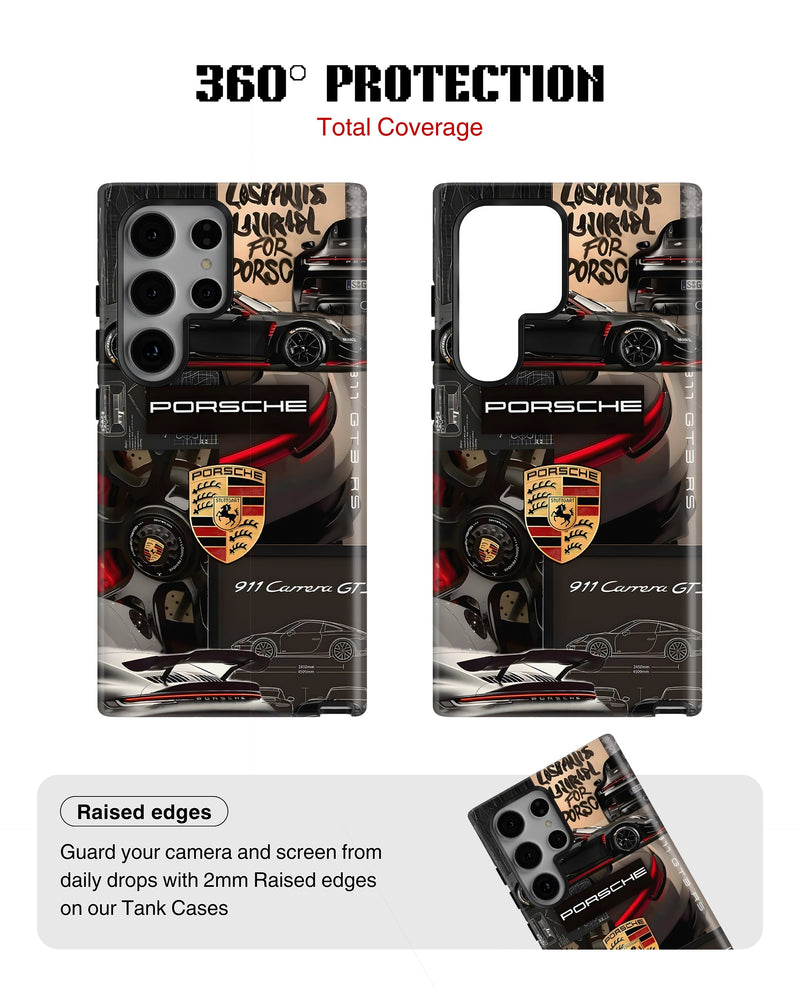 Samsung Galaxy S23 Ultra Tank Case | Sports Car (Porsche Originals)