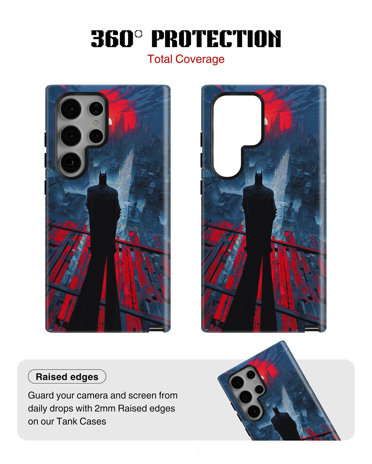 Samsung Galaxy S23 Ultra Tank Case | Superhero (Red Horizon)