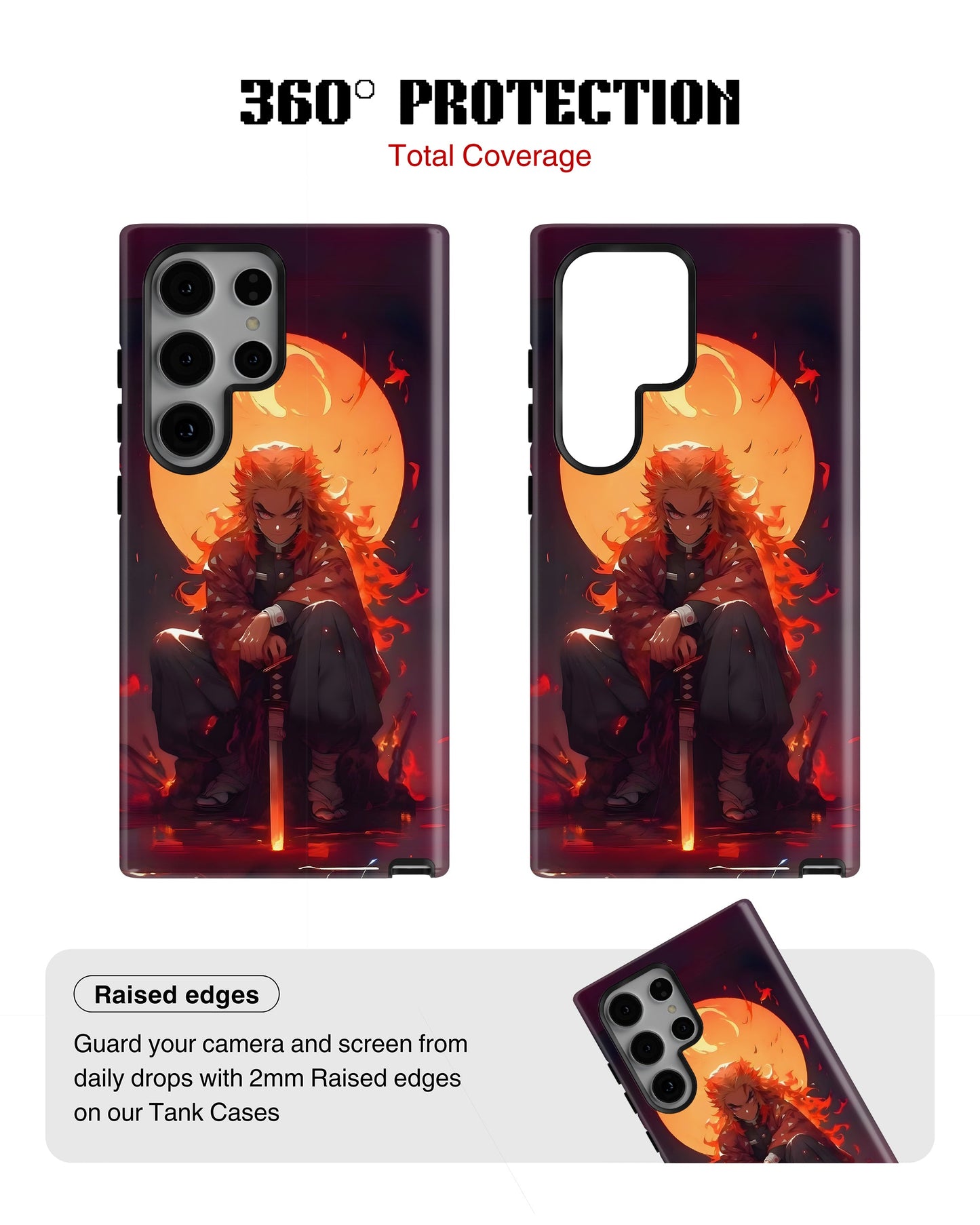 Samsung Galaxy S24 Ultra Tank Case | Anime (Rengoku)