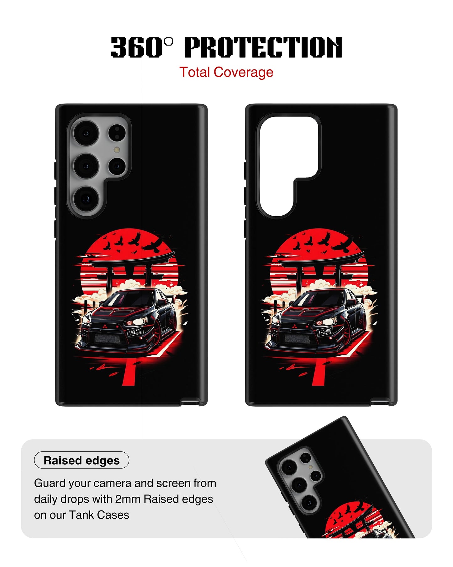 Samsung Galaxy S23 Ultra Tank Case | Sports Car (Rising Sun)