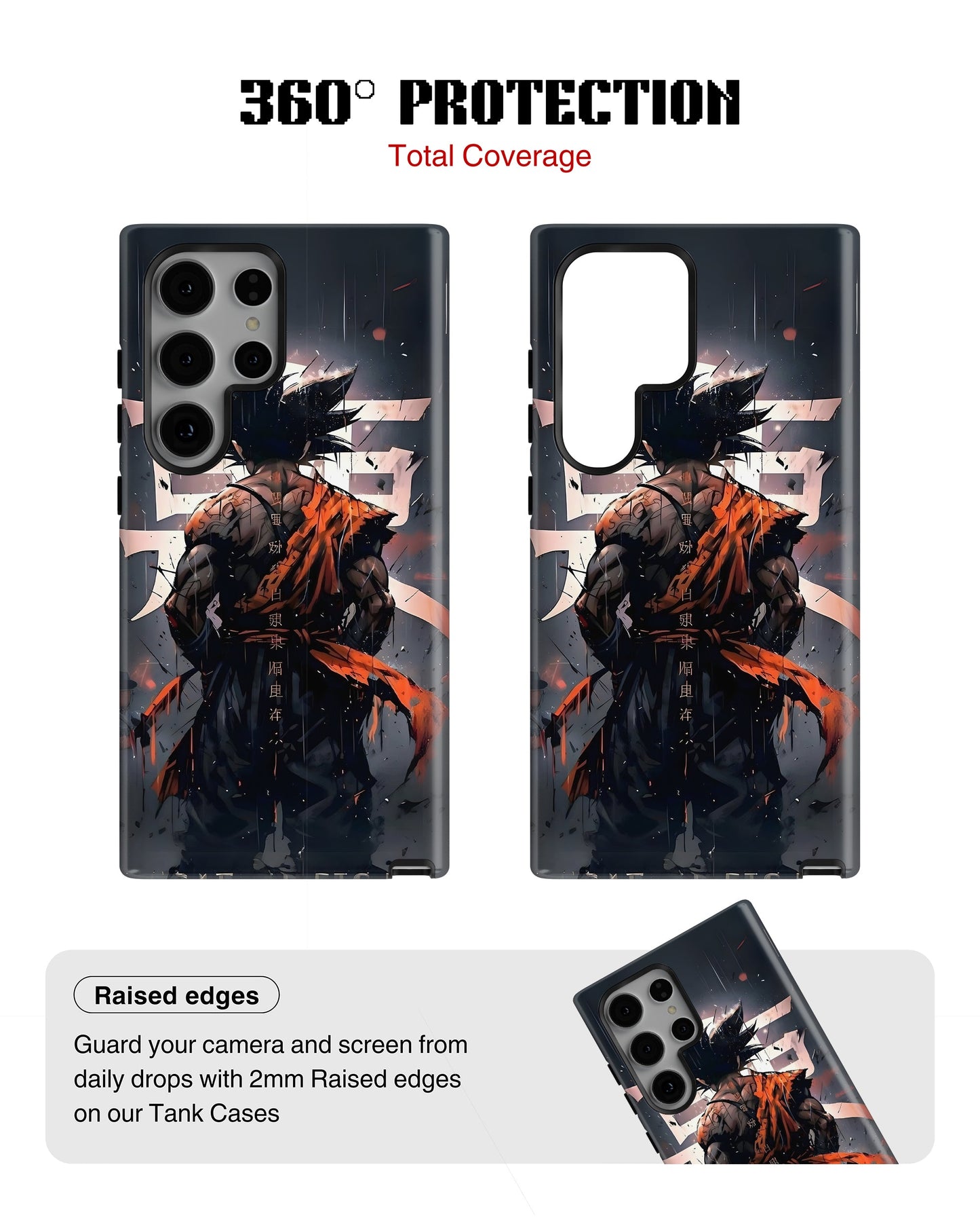 Samsung Galaxy S23 Ultra Tank Case | Anime (Saiyan Resolve)