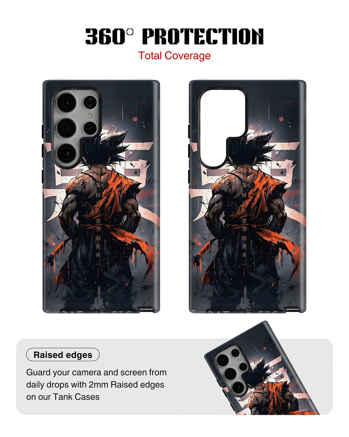 Samsung Galaxy S24 Ultra Tank Case | Anime (Saiyan Resolve)