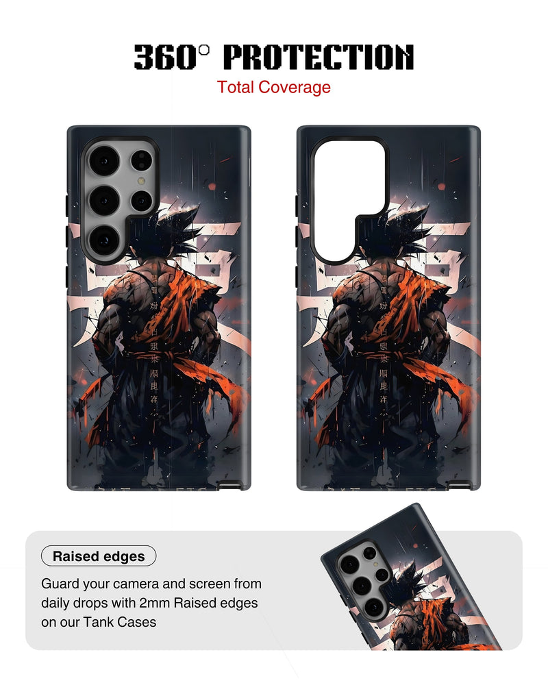 Samsung Galaxy S24 Ultra Tank Case | Anime (Saiyan Resolve)