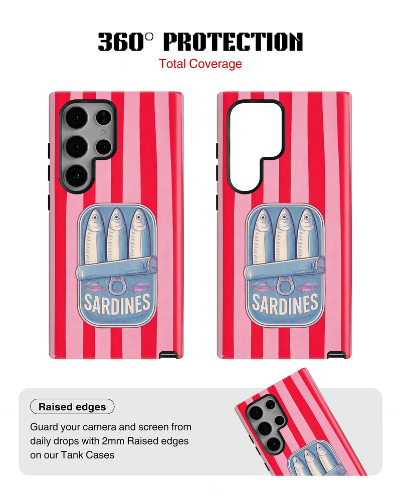 Samsung Galaxy S23 Ultra Tank Case | Girls Aesthetics (Sardine Pop)