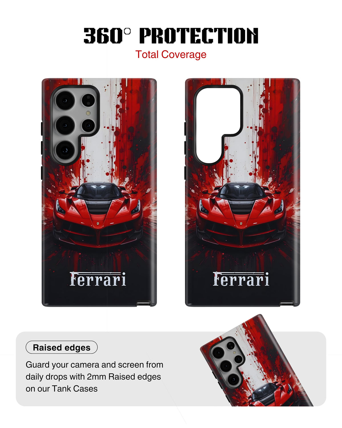 Samsung Galaxy S24 Ultra Tank Case | Sports Car (Scarlet Fury)