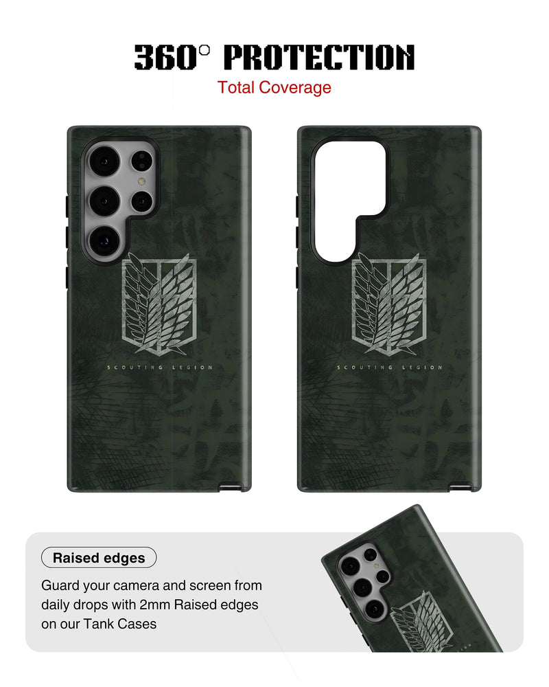Samsung Galaxy S24 Ultra Tank Case | Anime (Scouting Wings)