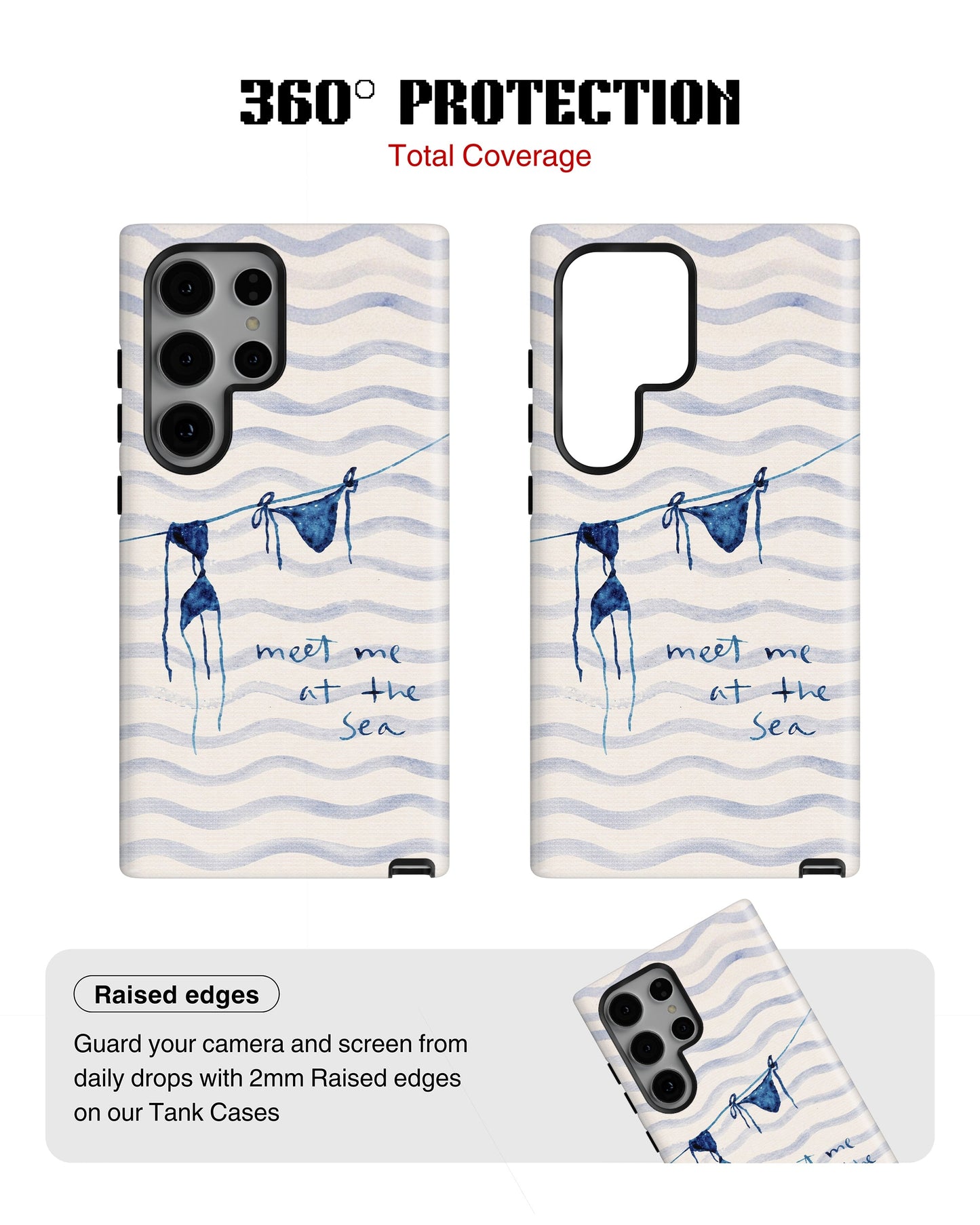 Samsung Galaxy S23 Ultra Tank Case | Girls Aesthetics (Sea Breeze)