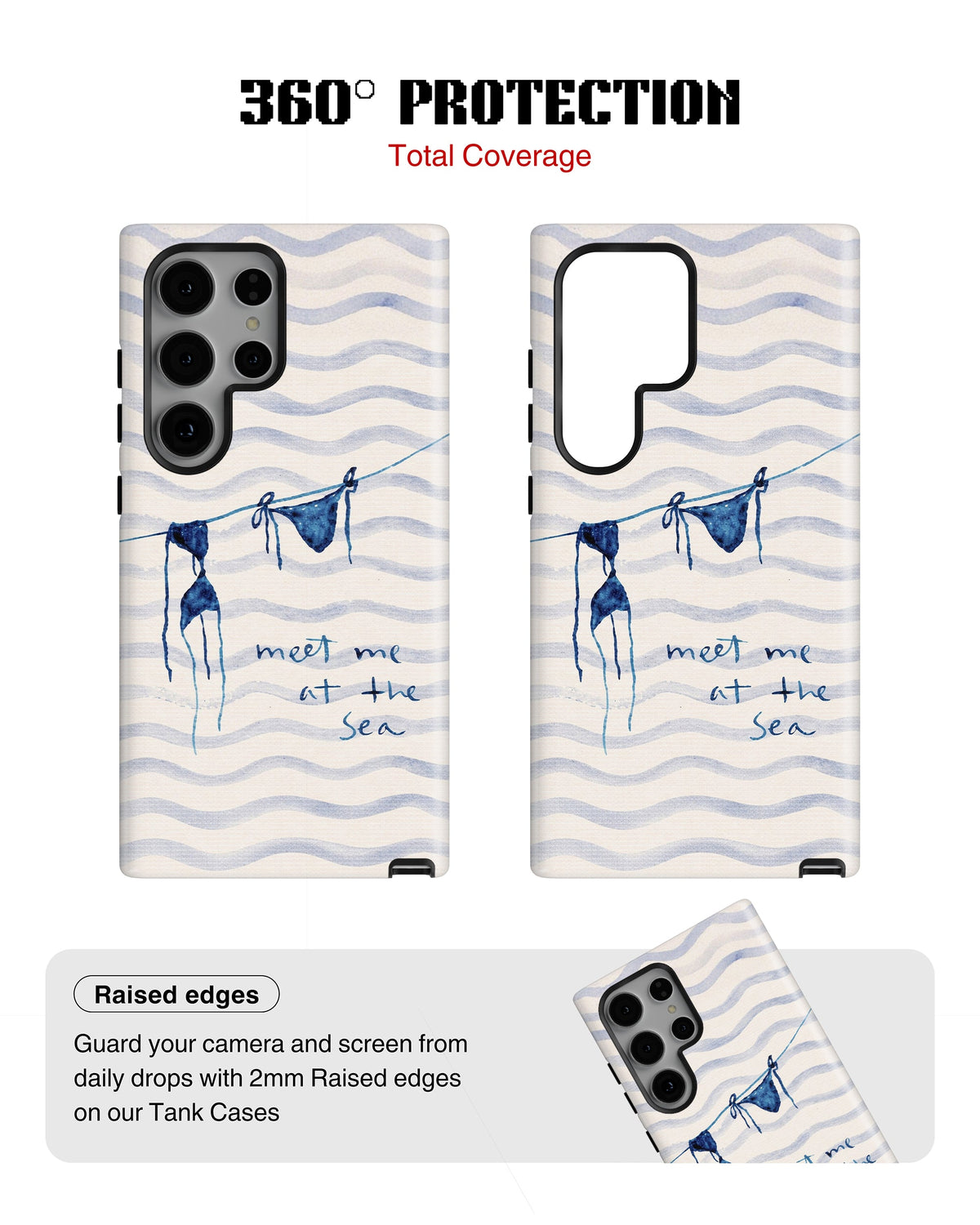 Samsung Galaxy S24 Ultra Tank Case | Girls Aesthetics (Sea Breeze)