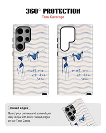 Samsung Galaxy S24 Ultra Tank Case | Girls Aesthetics (Sea Breeze)