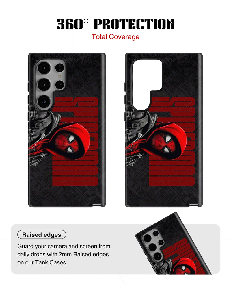 Samsung Galaxy S23 Ultra Tank Case | Superhero (Shadow Mask)