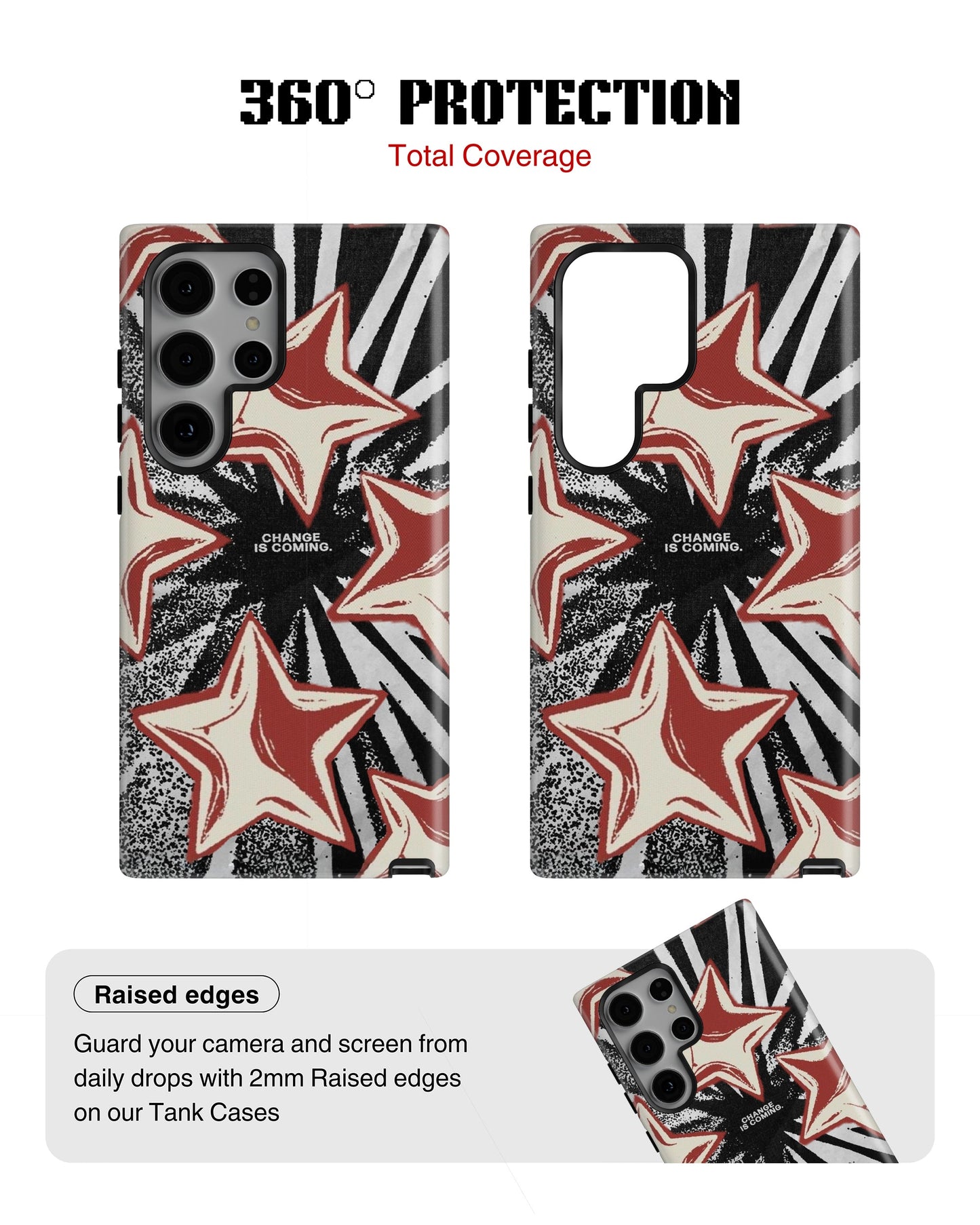 Samsung Galaxy S23 Ultra Tank Case | Modernism (Star Surge)