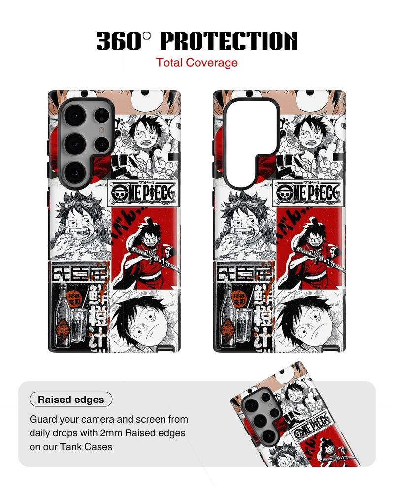 Samsung Galaxy S23 Ultra Tank Case | Anime (Straw Hat Saga)