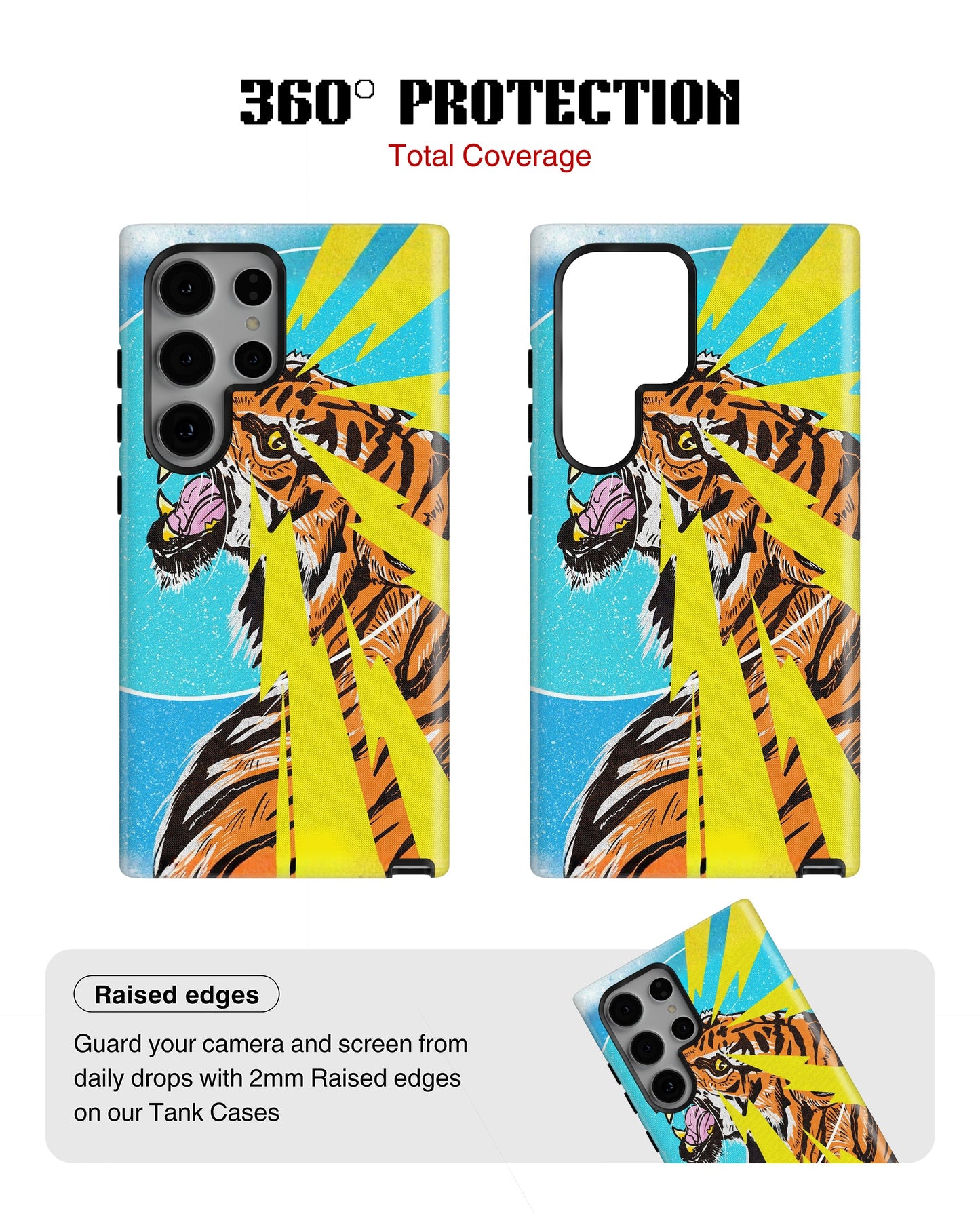 Samsung Galaxy S24 Ultra Tank Case | Modernism (Thunder Roar)