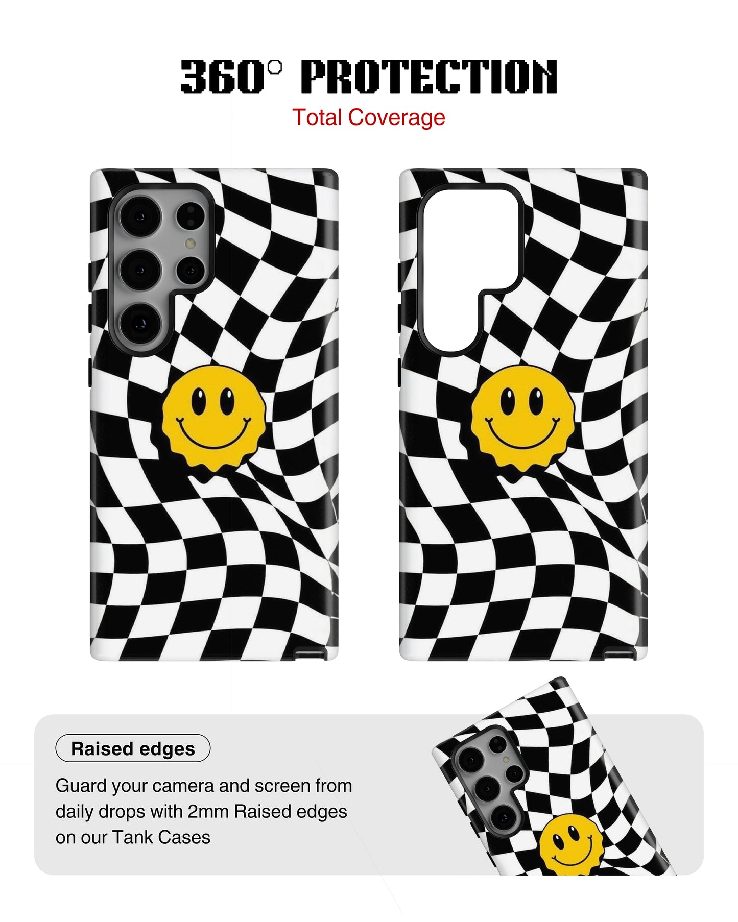 Samsung Galaxy S23 Ultra Tank Case | Modernism (Warped Smile)