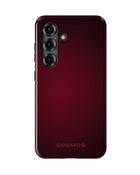 Samsung Galaxy S25 Tank Case | Textures (Burgundy Fade)