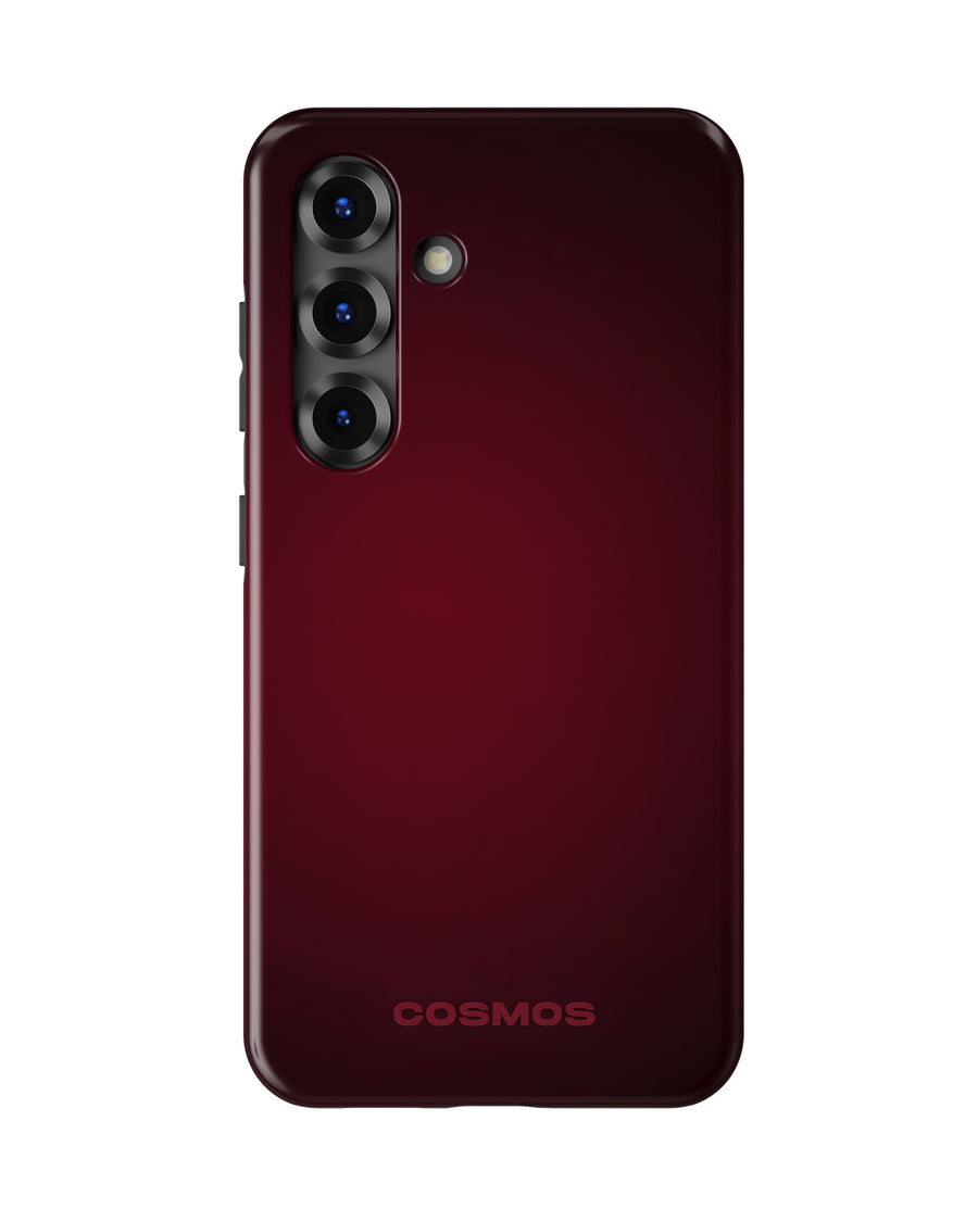 Samsung Galaxy S25 Tank Case | Textures (Burgundy Fade)