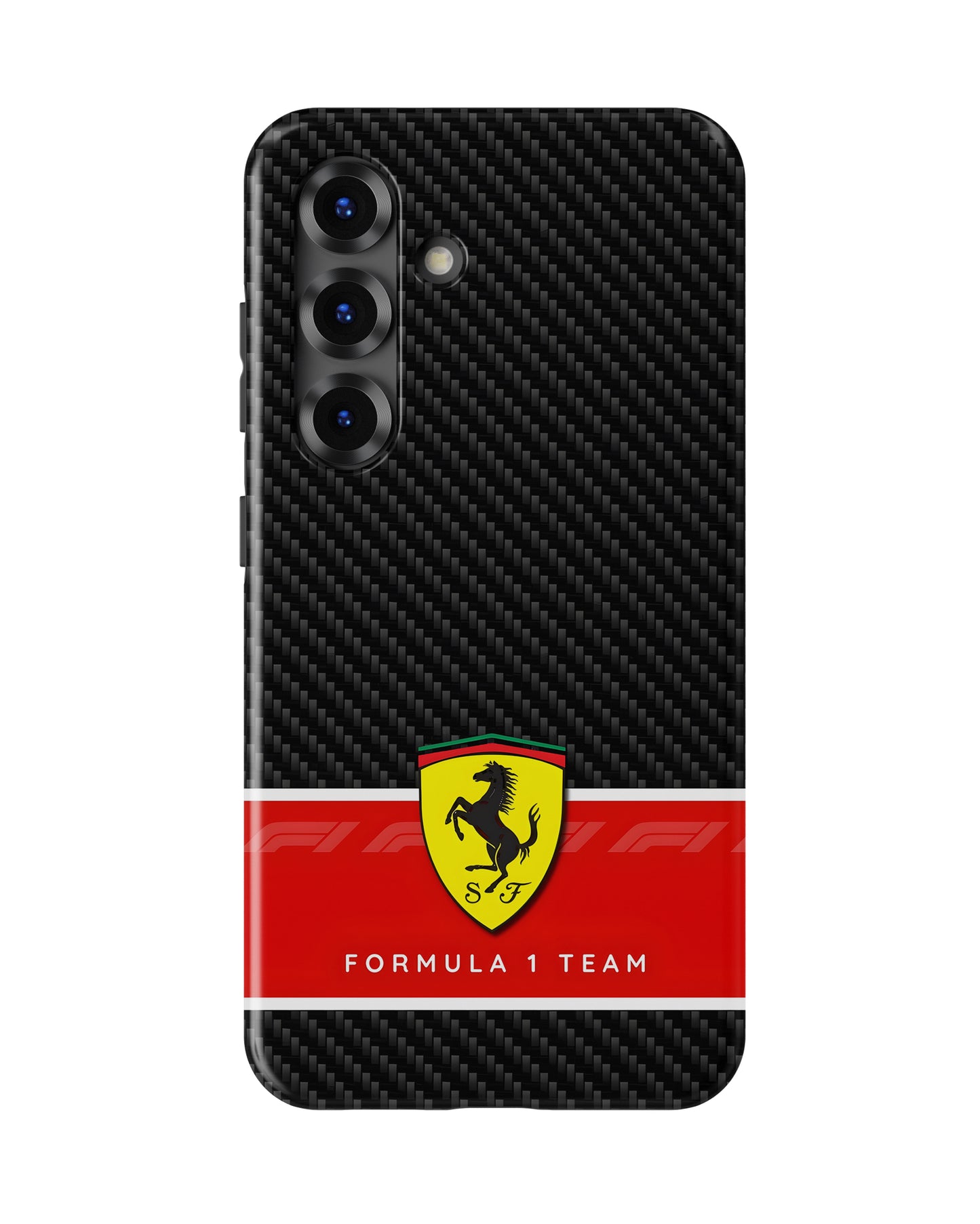 Samsung Galaxy S25 Tank Case | Formula 1 (Carbon Ferrari)