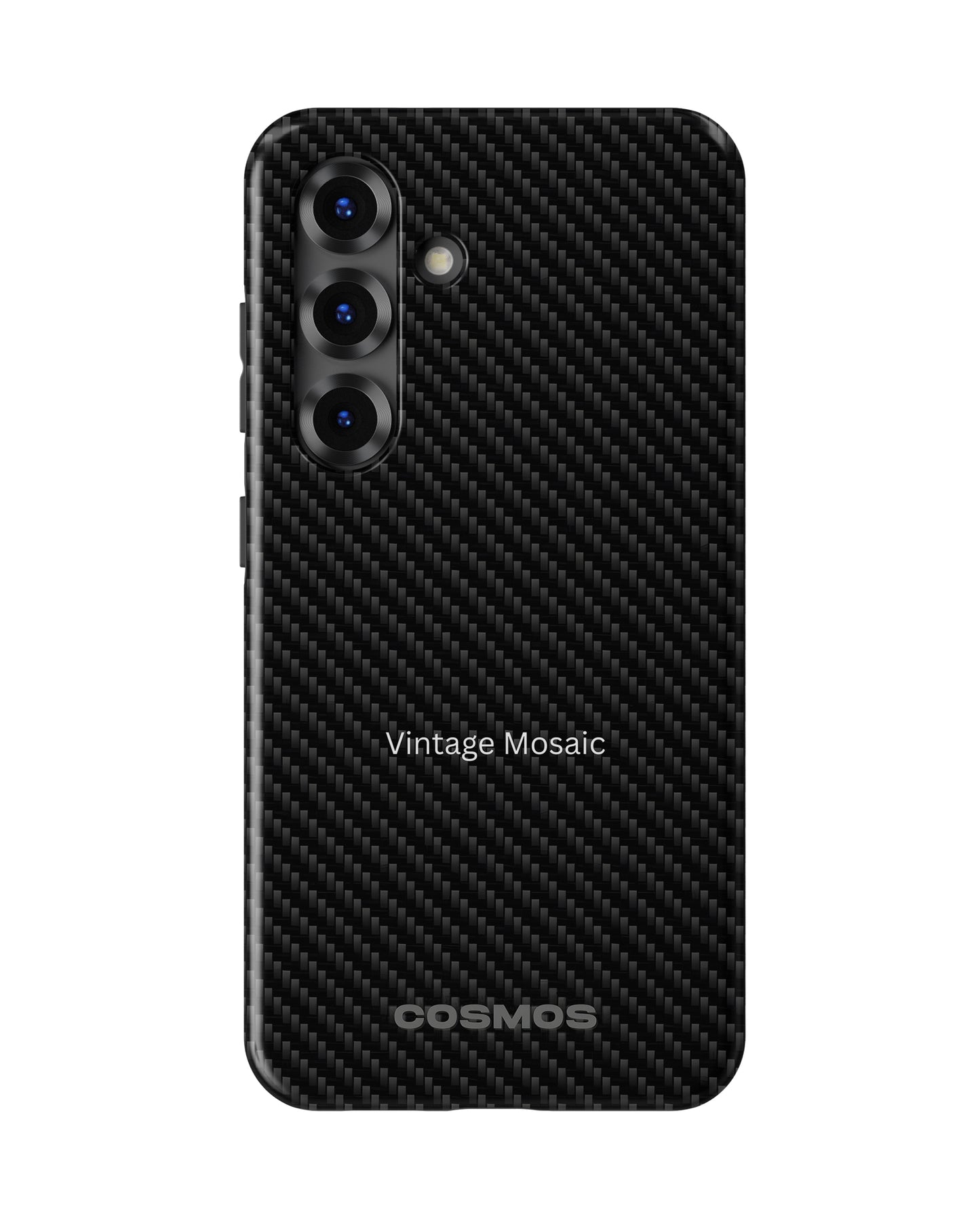 Samsung Galaxy S25 Tank Case | Textures (Carbon Weave)