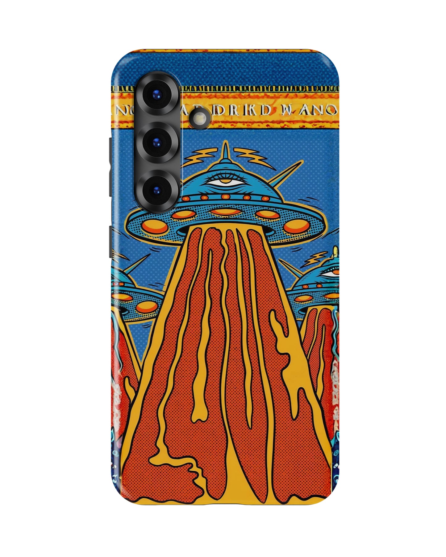 Samsung Galaxy S25 Tank Case | Modernism (Cosmic Invasion)