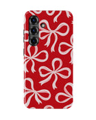 Samsung Galaxy S26 Tank Case | Girls Aesthetics (Crimson Bows)