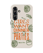 Samsung Galaxy S25 Tank Case | Girls Aesthetics (Dinner Party)