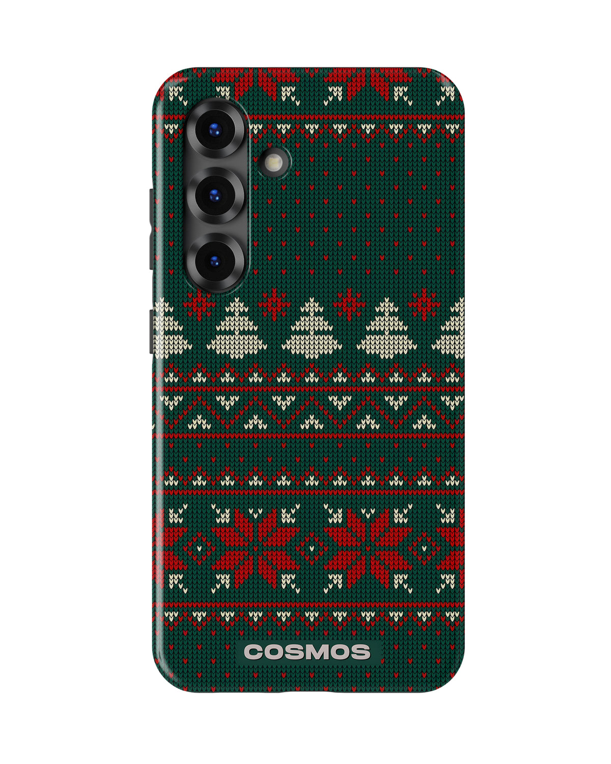 Samsung Galaxy S25 Tank Case | Textures (Evergreen Knit)