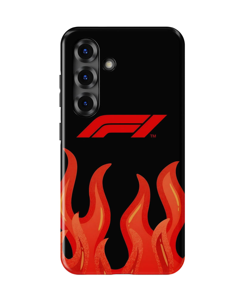 Samsung Galaxy S25 Tank Case | Formula 1 (F1 Flames)