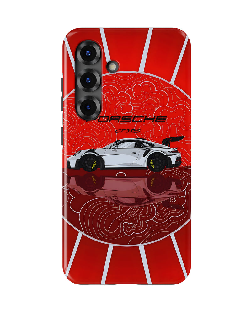 Samsung Galaxy S25 Tank Case | Sports Car (GT3 Pulse)